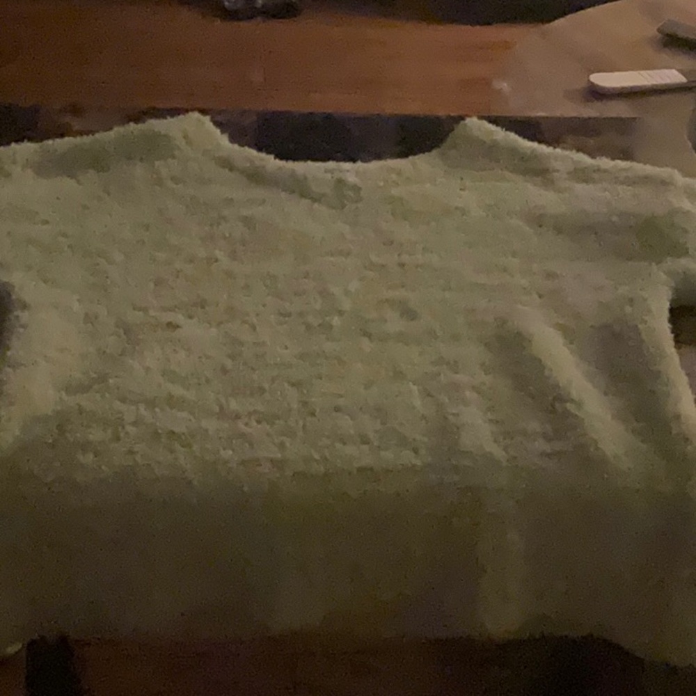 Mint green art class sweater size: 7/8